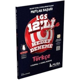 Muba Yayınları - 8. Sınıf LGS Türkçe 12 Hedef Deneme