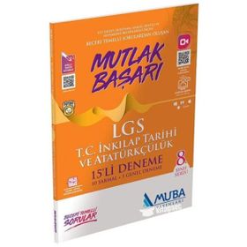 Muba Yayınları 8.Sınıf Mutlak Başarı LGS İnkılap Tarihi 15 Deneme