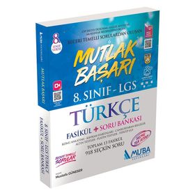 Muba Yayınları 8. Sınıf Türkçe Fasikül ve Soru Bankası
