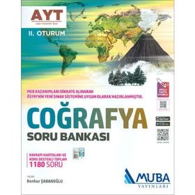 Muba Yayınları Ayt Coğrafya Soru Bankası