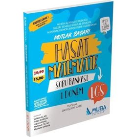 Muba Yayınları LGS 1. Dönem Matematik Hasat Soru Bankası