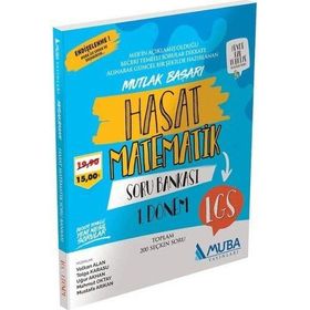 Muba Yayınları LGS 1. Dönem Matematik Hasat Soru Bankası