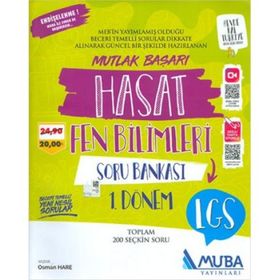 Muba Yayınları LGS 1. Dönem Mutlak Başarı Fen Bilimleri Hasat Soru Bankası