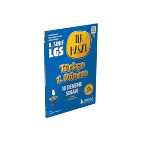 Muba Yayınları - LGS Türkçe İlk Hasat 10 Deneme Sınavı 1.Dönem