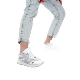 Mubiano 106-B Beyaz Kadın Spor Ayakkabı
