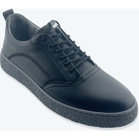 Mubiano 1326-S Deri Siyah Erkek Spor Ayakkabı