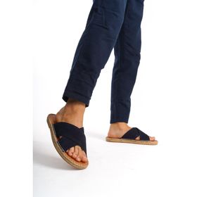 Mubiano Espadril Summer Lacivert Erkek Terlik