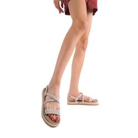 Mubiano MBFRD22105-BJ Bej Kadın Sandalet