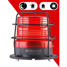 Mucco 85-260V AC-DC Çakar 2 Katlı Işıklı Kolon