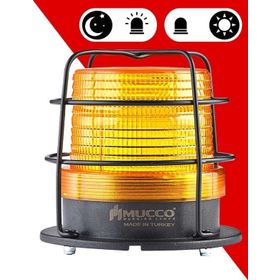 Mucco 85-260V AC-DC Çakar 2 Katlı Işıklı Kolon