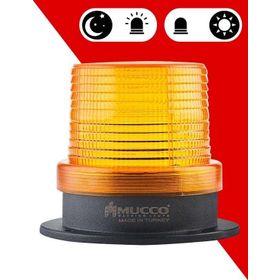 Mucco 85-260V AC-DC Çakar 2 Katlı Işıklı Kolon