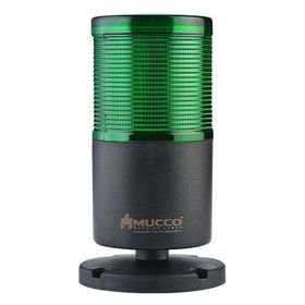 Mucco SNT-7013-C1-2 12-24 V AC/DC Yeşil Tabana Montaj Işıklı Kolon