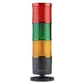 Mucco SNT-7013-CB3 12-24V AC/DC Kırmızı - Yeşil - Sarı 3 Katlı Çakar Buzzer Işıklı Kolon
