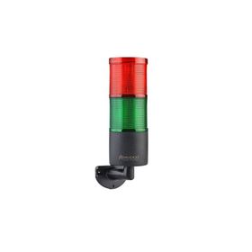 Mucco SNT-7024-FB2 24v DC Kırmızı - Yeşil 2 Katlı Flaşör Buzzer Işık Kolon