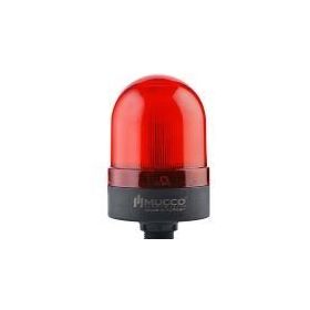 Mucco SNT-MS725-F-1 70 Serisi 24 V DC Kırmızı Işık Somun Bağlantılı Mini Flaşör Tepe Lambası