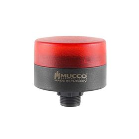 Mucco SNTMS715FB Somun Flaşör Buzzer 24V DC Ledli Mini Tepe Lambası