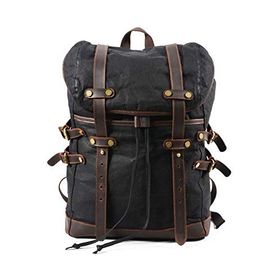 Muchuan 9159X Siyah Kanvas Günlük Sırt Çantası