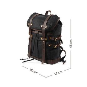 Muchuan 9159X Siyah Kanvas Günlük Sırt Çantası