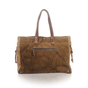 Muchuan Batik Kanvas Kahverengi Kadın Postacı Çanta
