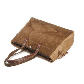 Muchuan Batik Kanvas Kahverengi Kadın Postacı Çanta
