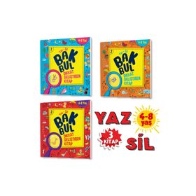 Mucit Karınca Bak Bul Dikkat Geliştiren Kitap Serisi 4-8 Yaş Yaz Sil Yükselen Zeka