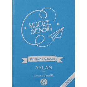 Mucize Sensin İkizler Burcu Sembollü Tarihsiz Süresiz Mavi 25x17 cm Ajanda