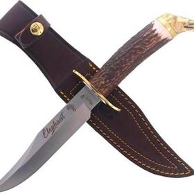 Muela Elephant 16 cm Geyik Boynuzu Saplı Bıçak