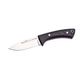 Muela Peccary 7 cm Siyah Kanvas Micarta Saplı Bıçak