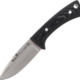Muela Peccary 7 cm Siyah Kanvas Micarta Saplı Bıçak