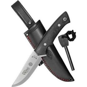 Muela Viking 11 CM Micarta Saplı Ateş Başlatıcılı Bıçak