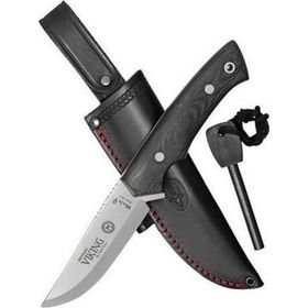 Muela Viking 11 CM Micarta Saplı Ateş Başlatıcılı Bıçak