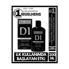 Muelhens D1 Anti Hair Loss Shampoo Yoğun Saç Dökülme Karşıtı 200 ml Şampuan