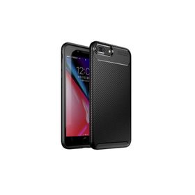 Mueral Apple iPhone 7 8 PLUS Karbon Negro Siyah Silikon Kılıf