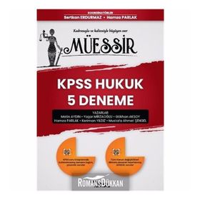 Müessir 2020 KPSS Hukuk 5 Deneme - Temsil Yayınları
