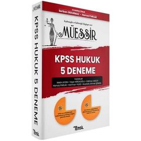 Müessir 2020 KPSS Hukuk 5 Deneme - Temsil Yayınları