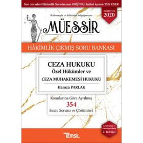 Müessir Ceza Hukuku Özel Hükümler ve Ceza Muhakemesi Hukuk Soru Bankası - Temsil Kitap