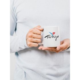Mug Maker Türkiye Logolu Beyaz Kupa Bardak