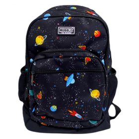 Muggle 0402 Galaxy Siyah 4 Bölmeli Okul Çantası