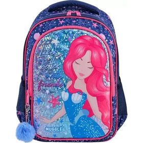 Muggle 8836 Marmaid Lacivert Okul Çantası