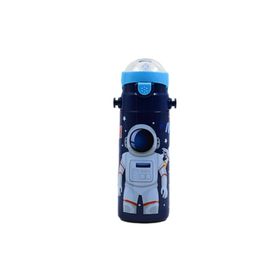 Muggle MT-2635 550 ml Uzay Desenli Pipetli Çelik Matara