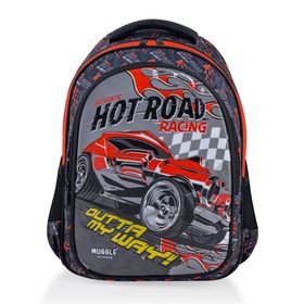 Muggle MU-0112 Hot Roat Desenli Okul Sırt Çantası