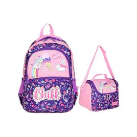 Muggle MU-6870 Ice Cream 2'li Okul Sırt Çantası