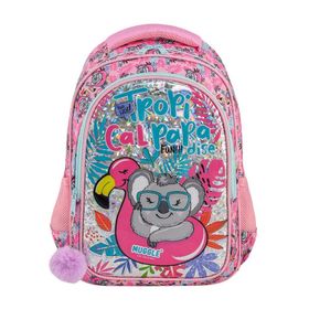 Muggle MU-8904 Tropikal Pradice Koala Pembe İlkokul Çantası