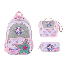 Muggle MU-9029 Star Koleksiyonu İlkokul Çantası + Beslenme Çantası