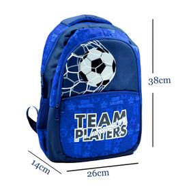 Muggle MU-9727 Mavi Football İlkokul Çantası