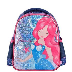 Muggle MU3663 Lacivert Marmaid Çocuk Anaokulu Çantası