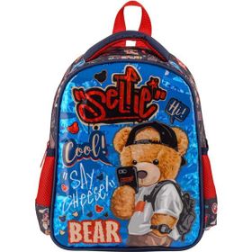 Muggle MU3823 Renkli Cool Bear Anaokulu Çantası