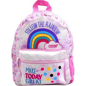Muggle MU6719 Pembe Soft Rainbow Kız Çocuk Anaokulu Çantası