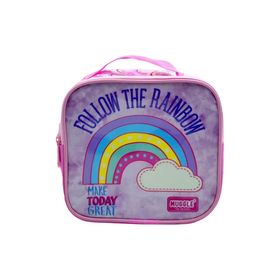 Muggle MU6733 Pembe Soft Rainbow Kız Çocuk Beslenme Çantası