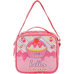 Muggle MU7099 Pembe Cup Cake Kız Çocuk Beslenme Çantası